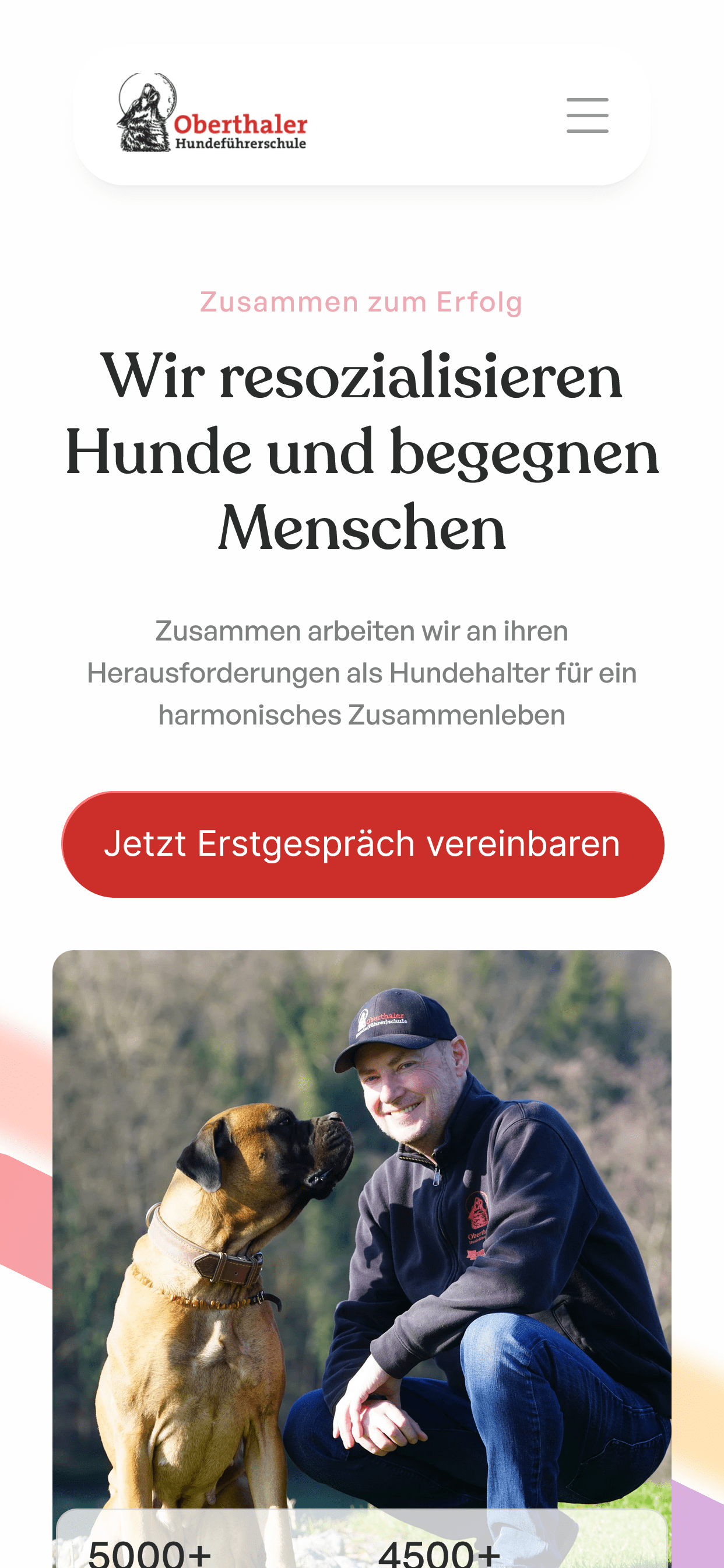 Intro image for project Hundeschule Oberthaler